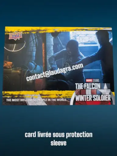 [FALCON_Y70] The Most Welcoming People In The World The Falcon and The Winter Soldier Yellow Parallel Card N° 70