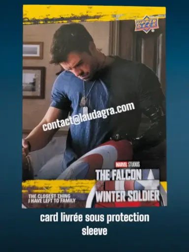[FALCON_Y71] The Closest Thing I Have Left to Family The Falcon and The Winter Soldier Yellow Parallel Card N° 71