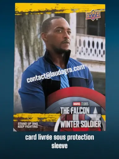 [FALCON_Y72] Stand Up and Keep Fighting The Falcon and The Winter Soldier Yellow Parallel Card N° 72