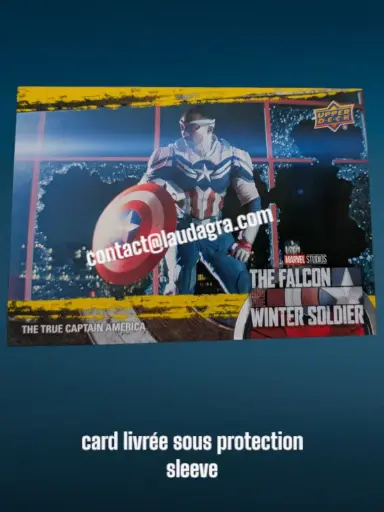 [FALCON_Y75] The True Captain America The Falcon and The Winter Soldier Yellow Parallel Card N° 75