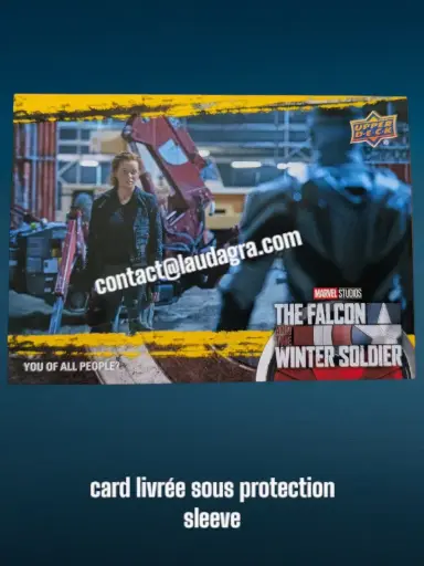 [FALCON_Y83] You Of All People? The Falcon and The Winter Soldier Yellow Parallel Card N° 83