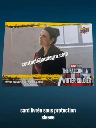 [FALCON_Y89] We're Gonna Need a U.S. Agent The Falcon and The Winter Soldier Yellow Parallel Card N° 89