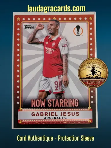 [toppsUEFA23 N° NS-1] Gabriel Jesus  Arsenal FC  Carte N° NS-1