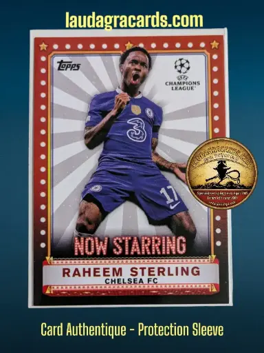 [toppsUEFA23 N° NS-3] Raheem Sterling  Chelsea FC  Carte N° NS-3