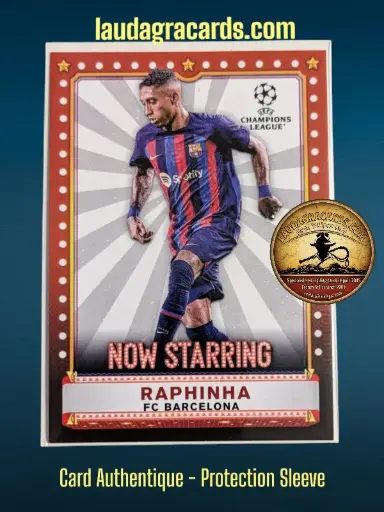 [toppsUEFA23 N° NS-4] Raphinha  FC Barcelona  Carte N° NS-4