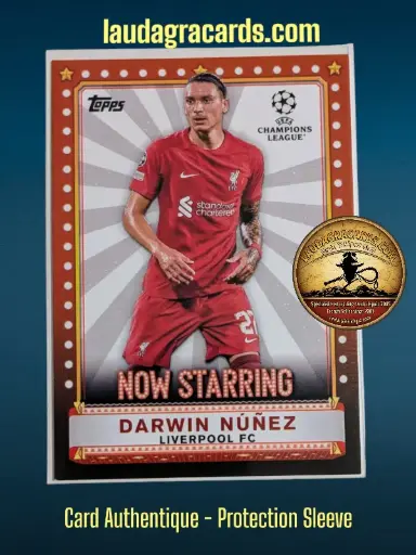 [toppsUEFA23 N° NS-8] Darwin Núñez  Liverpool FC  Carte N° NS-8