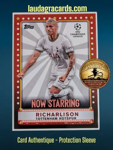 [toppsUEFA23 N° NS-11] Richarlison  Tottenham Hotspur  Carte N° NS-11