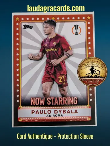 [toppsUEFA23 N° NS-13] Paulo Dybala  AS Roma  Carte N° NS-13