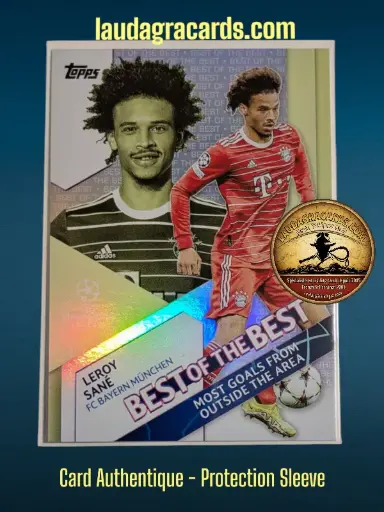 [toppsUEFA23 N° BB-3] Leroy Sané  FC Bayern München  Carte N° BB-3