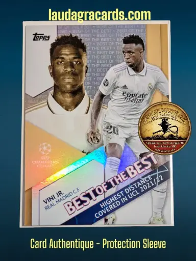 [toppsUEFA23 N° BB-5] Vini Jr.  Real Madrid C.F.  Carte N° BB-5