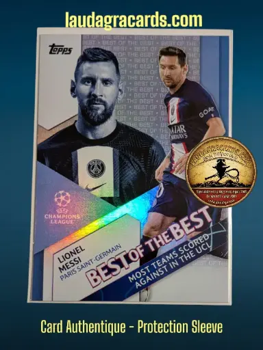[toppsUEFA23 N° BB-7] Lionel Messi  Paris Saint-Germain  Carte N° BB-7