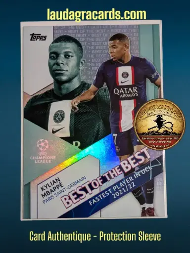 [toppsUEFA23 N° BB-10] Kylian Mbappé  Paris Saint-Germain  Carte N° BB-10