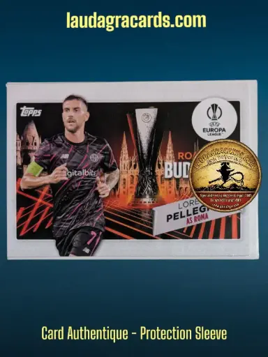 [toppsUEFA23 N° RF-3] Lorenzo Pellegrini  AS Roma  Carte N° RF-3