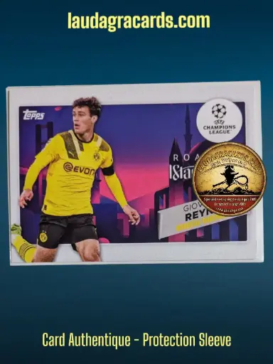 [toppsUEFA23 N° RF-4] Giovanni Reyna  Borussia Dortmund  Carte N° RF-4