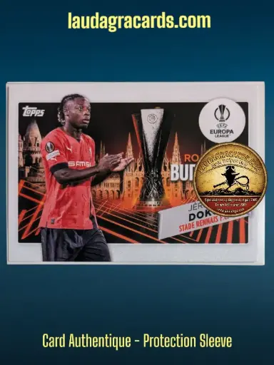 [toppsUEFA23 N° RF-12] Jérémy Doku  Stade Rennais F.C.  Carte N° RF-12